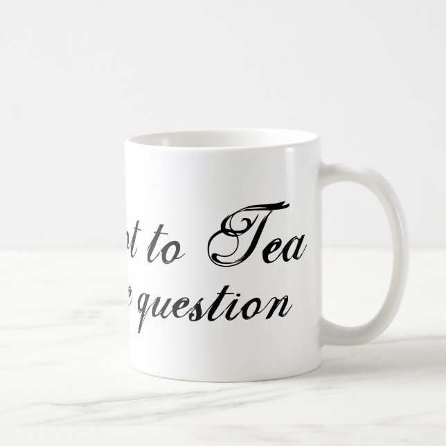 UNDERDOG - ''Tea or not to Tea'' Mug (Right)