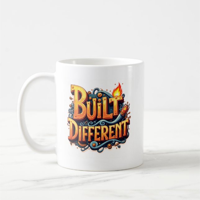 Underdogs Built Different Mug – Motivational Coffe (Left)
