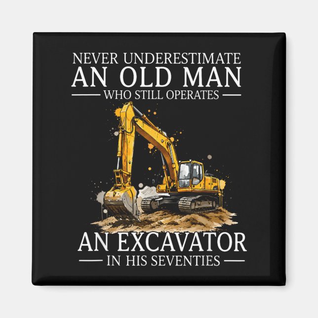 Underestimate An Old Man Who Operates An Magnet (Front)