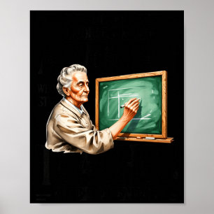 Underestimate woman who teaches in her seventies poster