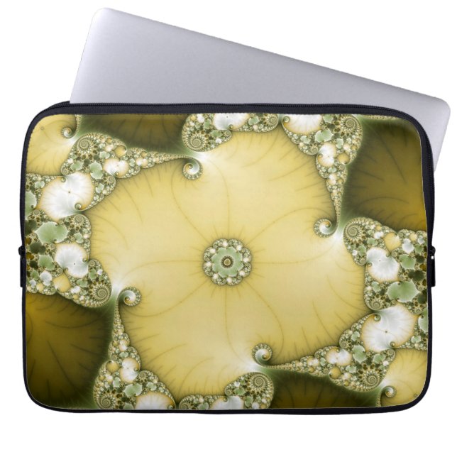 Underflower Fractal Laptop Sleeve (Front)