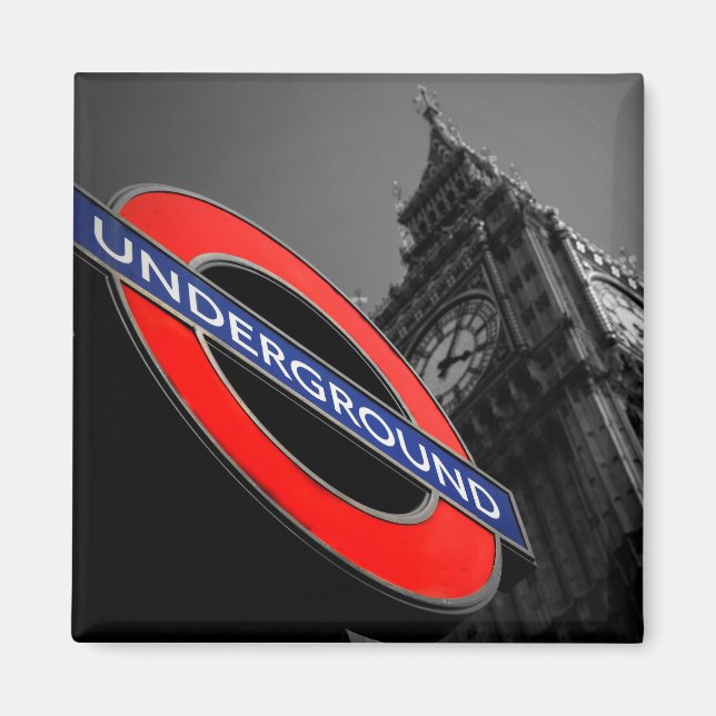 Underground At Westminster Fridge Magnet (Front)
