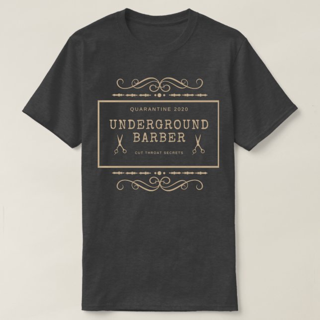 Underground Barber Lockdown 00 T-Shirt (Design Front)