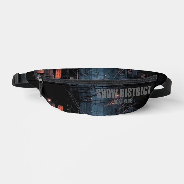 Underground Black Dark Fanny Pack Bag Streetwear (Front)