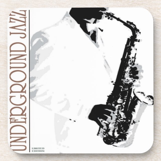 Underground Jazz Cork Coaster (Front)
