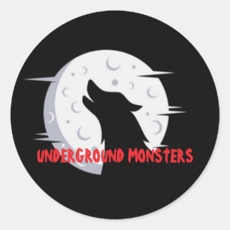 UNDERGROUND MONSTERS STICKER