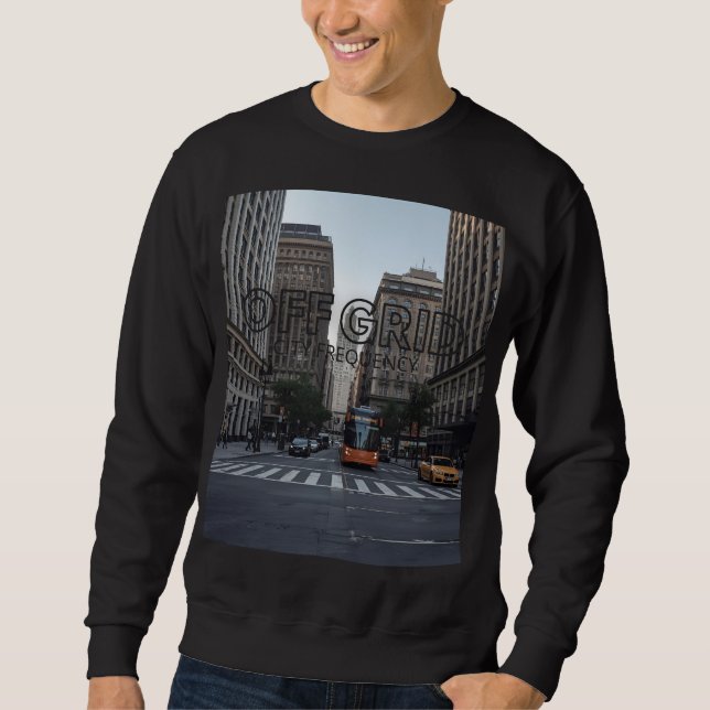 Underground Off Sweatshirt Streetwear Black Men (Front)