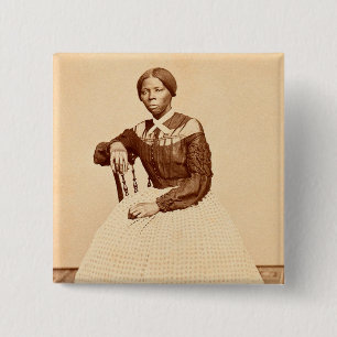 Underground Railroad Abolitionist Harriet Tubman 15 Cm Square Badge