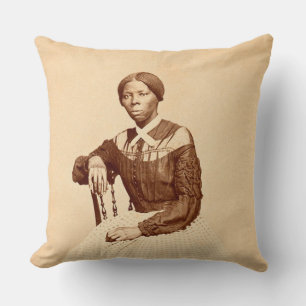 Underground Railroad Abolitionist Harriet Tubman  Cushion