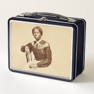 Underground Railroad Abolitionist Harriet Tubman Metal Lunch Box