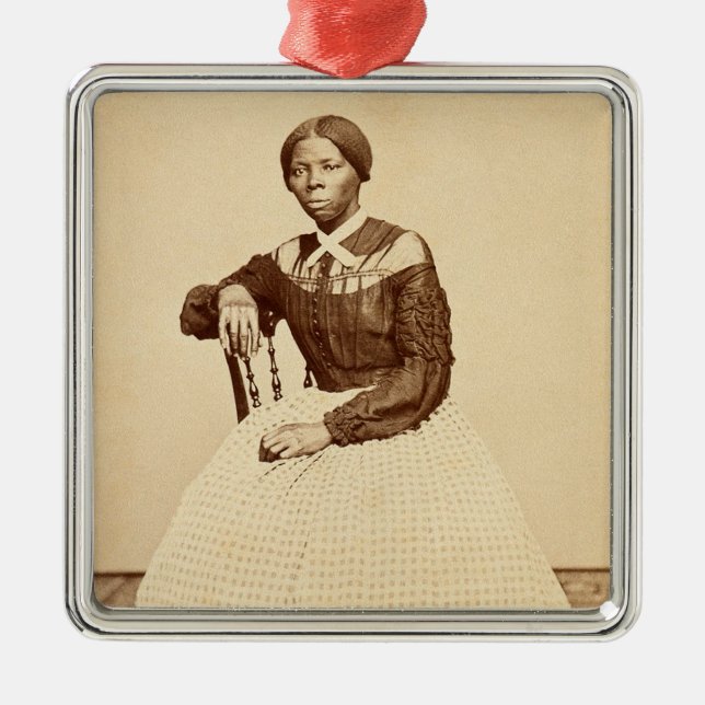 Underground Railroad Abolitionist Harriet Tubman  Metal Ornament (Front)