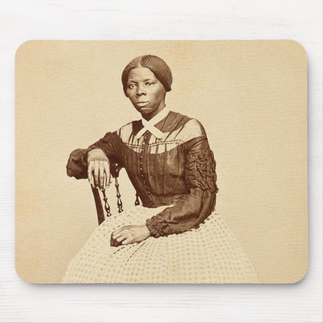 Underground Railroad Abolitionist Harriet Tubman  Mouse Pad (Front)