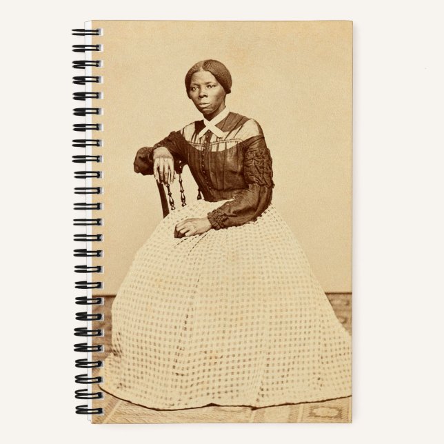 Underground Railroad Abolitionist Harriet Tubman  Notebook (Front)