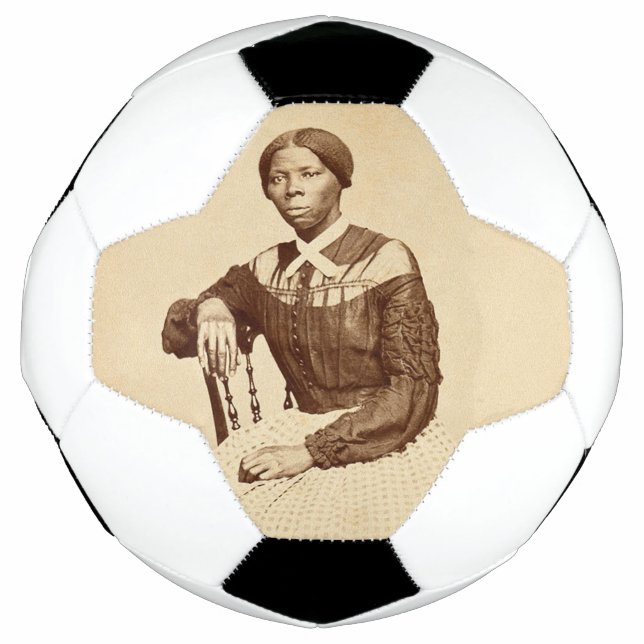 Underground Railroad Abolitionist Harriet Tubman  Soccer Ball (Front)