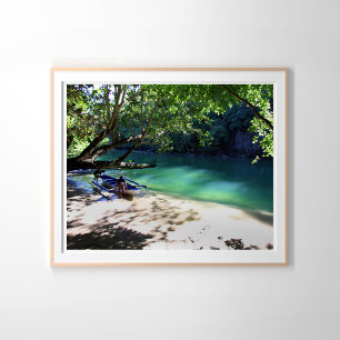 Underground River Beach Philippines Photography  Poster
