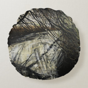 Undergrowth 2010 round cushion