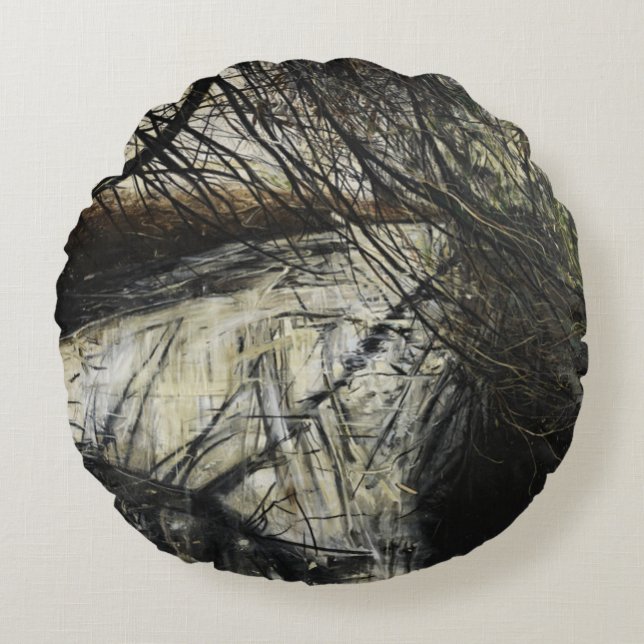 Undergrowth 2010 round cushion (Front)