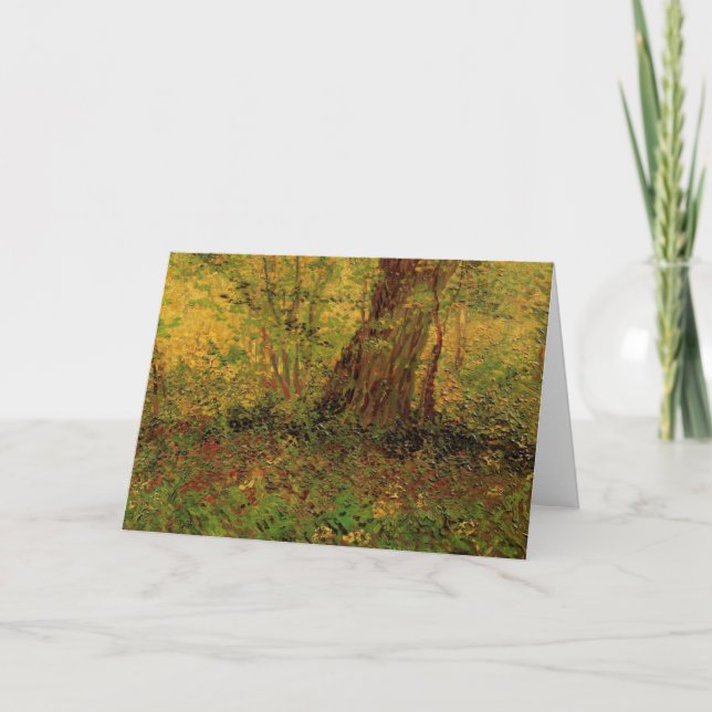 Undergrowth by Vincent van Gogh Card (Front)