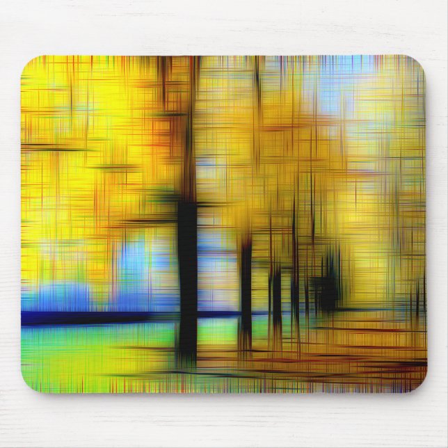 Undergrowth digital effect of style "impression"  mouse pad (Front)