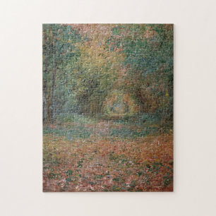 Undergrowth Forest of Saint-Germain Monet Fine Art Jigsaw Puzzle