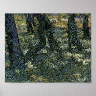 Undergrowth Van Gogh Fine Art Poster
