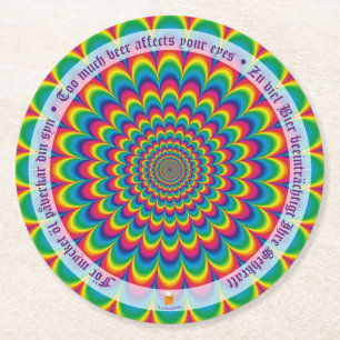 Underlägg — Eyes for beer Round Paper Coaster