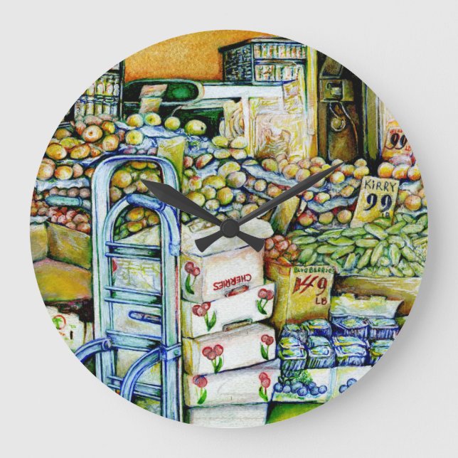 Undermining Artistic Gentrification Large Clock (Front)