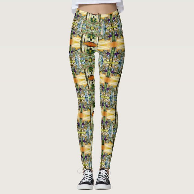 Undermining Artistic Gentrification Leggings (Front)