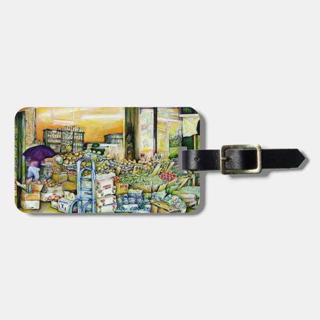 Undermining Artistic Gentrification Luggage Tag (Front Horizontal)