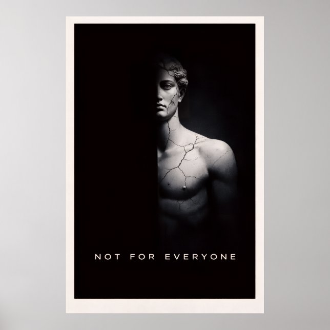 Underrated Minimalist – Motivational Silent Power Poster (Front)