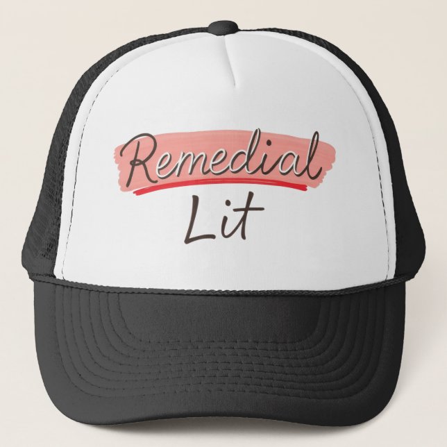 Underscored Remedial Lit Baseball Hat (Front)