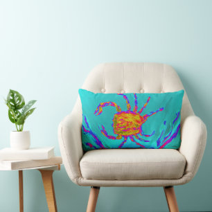 Undersea Art Cool Crab Lumbar Cushion