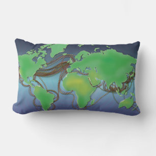UnderSea Communication wires Lumbar Cushion