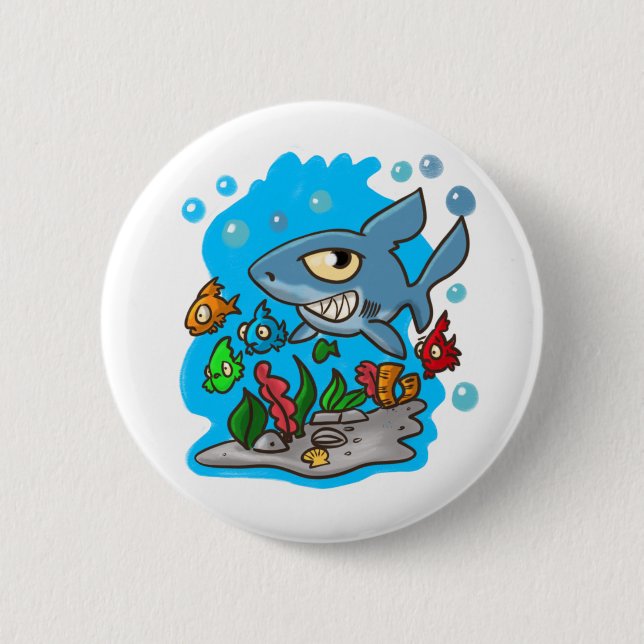 Undersea Life Button (Front)