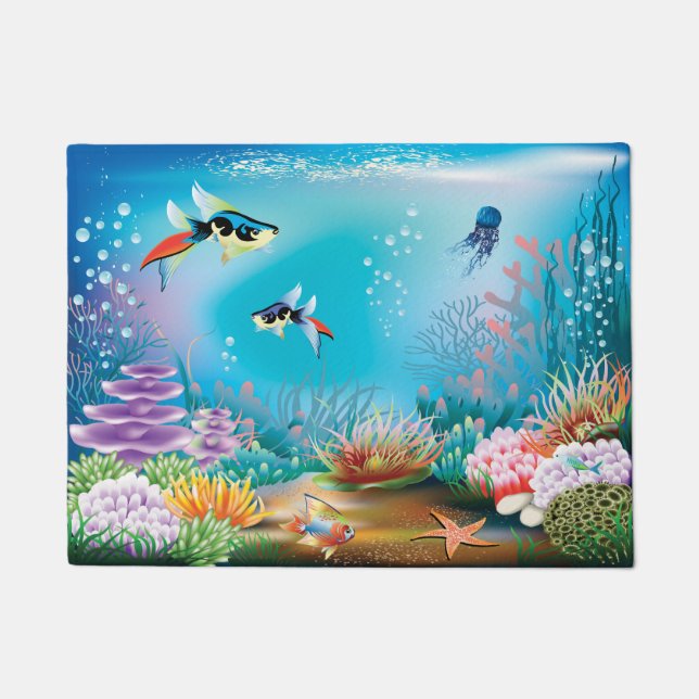 Undersea Life Doormat (Front)
