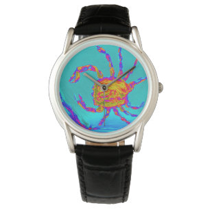 Undersea Marine Art, Sea Animal Crab Watch