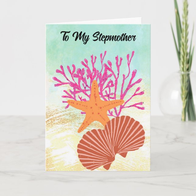 Undersea Mother's Day Holiday Card (Front)