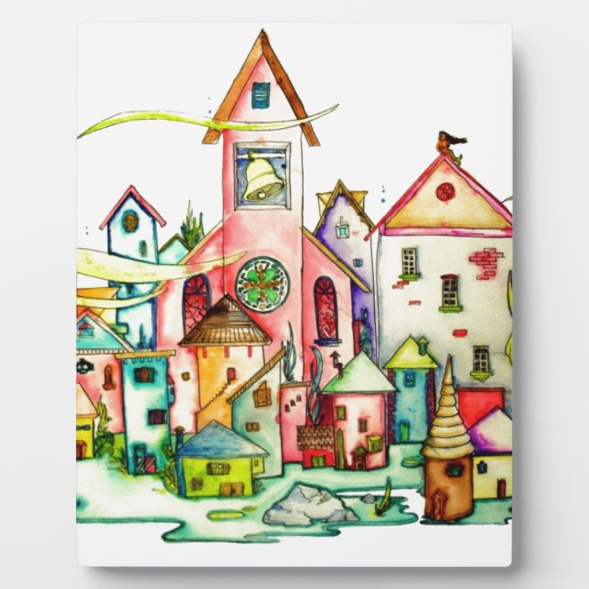 Undersea Village Plaque (Front)