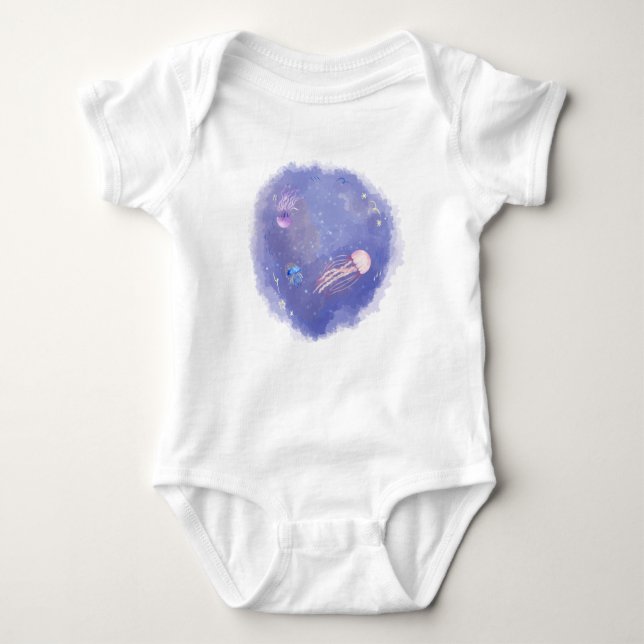 Undersea World  Baby Bodysuit (Front)
