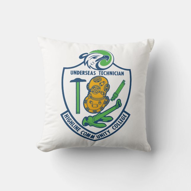 Underseas Tech Crest Cushion (Front)
