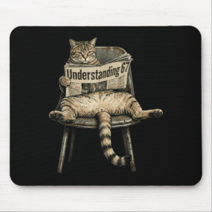 Understanding 67 funny cat humour lazy kitty meme mouse pad