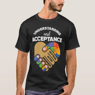 Understanding Acceptance Autism Awareness Heart Pu T-Shirt