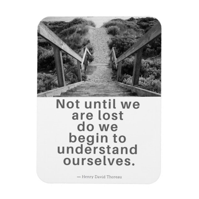 Understanding Self Thoreau Quote Magnet (Vertical)