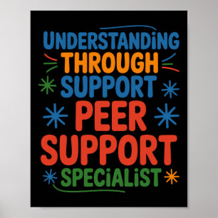 Understanding Support Peer Support Specialist, Pee Poster