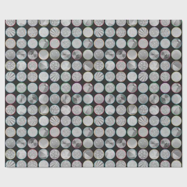 Understated Beach Balls Wrapping Paper (Seam)
