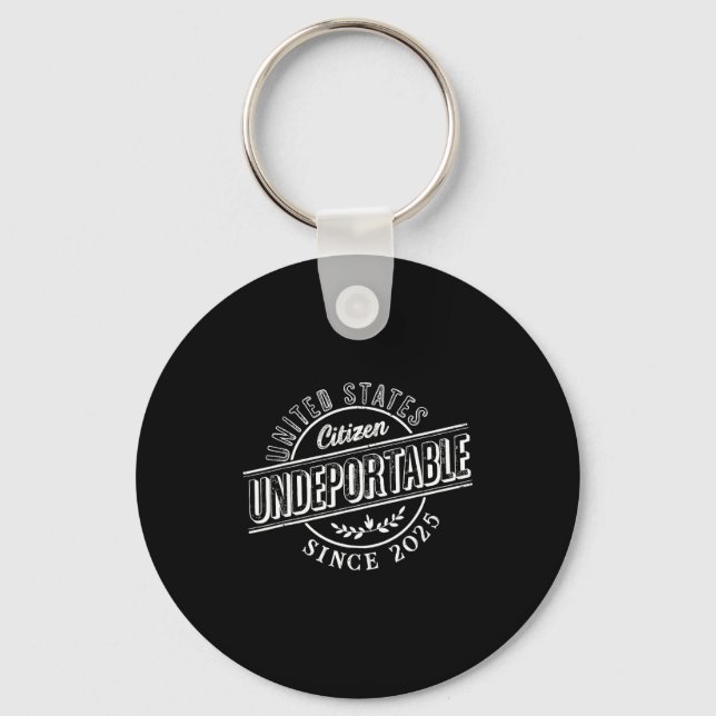 Undertable 2025 New Us Citizen Citizenship Gift  Key Ring (Front)