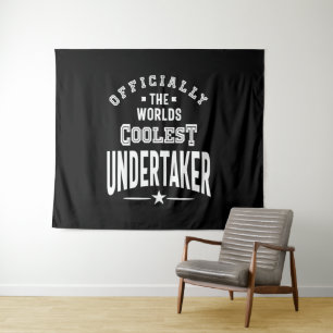 Undertaker Job Title Gift Tapestry