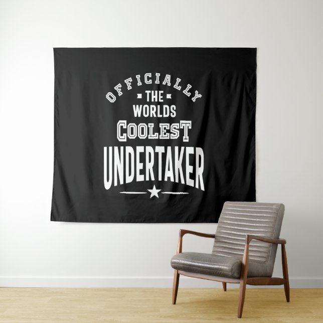 Undertaker Job Title Gift Tapestry (In Situ (Horizontal))