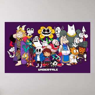 Undertale Adventure Poster