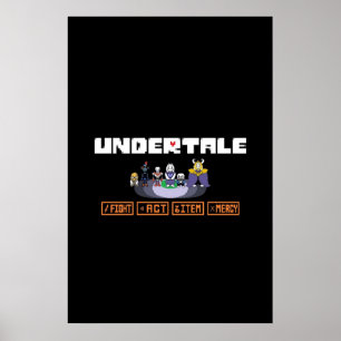 Undertale  Characters Poster